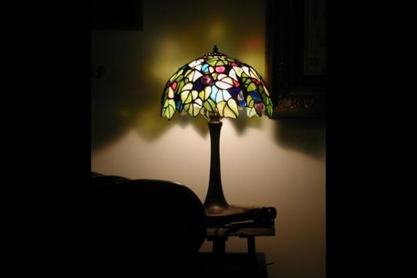 Lampe TIFFANY "feuillage"