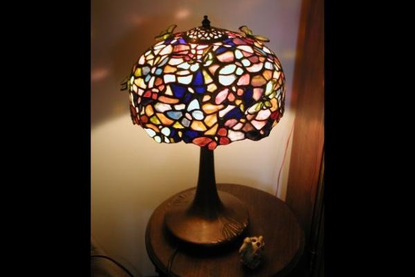 lampe TIFFANY "Papillons"